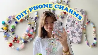 DIY Phone Charms // ทำสายคล้องโทรศัพท์จากลูกปัด *cute & trendy*