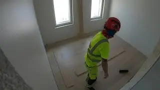 Parquet installation Tarkett Cotton White Plank XT