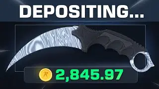Depositing my Inventory on CSGORoll