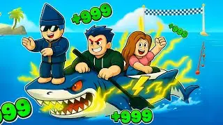 I BOUGHT FASTEST SHARK BOAT IN KAYAK RACE (ROBLOX)
