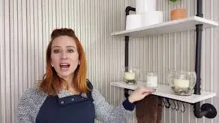 Review of Industrial Pipe Shelving Bathroom Pipe Shelves with Towel Bar