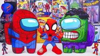 Marvel Spiderman Collection Unboxing Review | Spider-Man Among Us & Hulk Among Us Boxes