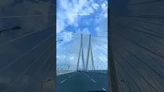 When in Mumbai🔥 | Worli sea link 📍 #Mumbai #sealink #ytshorts #travel #contentcreator #india #love
