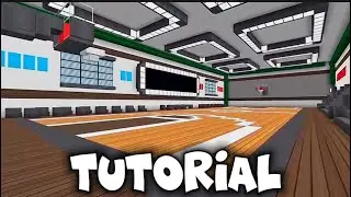 How To Build a Basketball Court In Minecraft! (Timelapse)