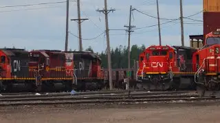 Archive: CN's Ex DMIR Missabe Subdivision And Proctor Yard (Feat DMIR 215 And CN 2107) (7-17-24)