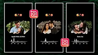 Inshot Video Editor | Black Screen Template Video Editing Tutorial In Inshot 🔥 #inshot 
