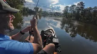 Testing out the new GeeCrack Cue Bomb fishing lure. Spoiler alert... it's DA BOMB! #bassfishing