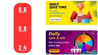 Amazon Quiz Answers Today 6 August 2024 || Amazon Quiz 6 August 2024 || Amazon Quiz Daily Quiz Time