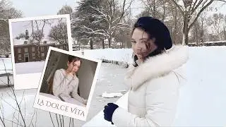 Life Unfiltered | Snowy days, Working, Gap year, Cooking ❄️🤍☕️