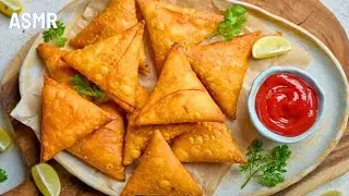 You NEED This Crispy Persian Samosa in Your Life 🤤 #asmr #sambosa #viralfood #crispyfood