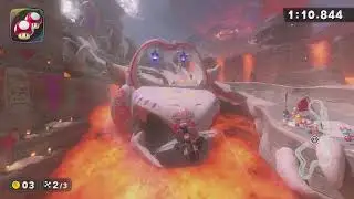 Mario Kart World - Time Trial - Dry Bones Burnout in 2:19.689