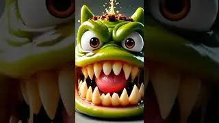 Salad Cream Turns Into Monster #shorts
