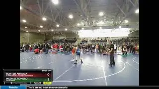 14U BOYS 87 Hunter Arriaga Flathead Valley Wrestling Club Vs Michael Romero California