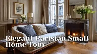 Elegant Parisian Small Home Tour | French Decor Secrets for Stylish Compact Living