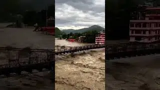 Kullu -Manali Heavy Rain 2025 | Monsoon 2025 #kasol #manali #mandi #kullu #heavyrain ☔️