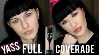 Full Coverage Foundation Routine | Kat Von D Lock It Foundation