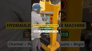 Hydraulic Ironworker Machine #divine #hydrauliccutter #ironworkermachine #platecutting #multicutter