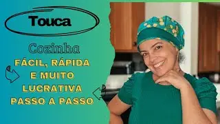 Ganhe dinheiro gastando pouco tecido, com 60cm você faz 3 toucas! Costurando em casa! 