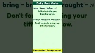 Daily Used English Words #18 #shorts #shortvideo
