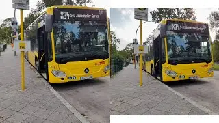 Bus Mitfahrt von Hertzallee bis Hottengrund im MB GN 20 auf der X34 Komplette Linie
