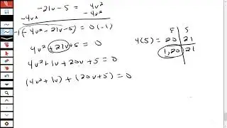 Finding the roots of a quadratic equation with leading coefficient greater than 1
