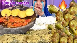 Mukbang oseng genot. Pepes ayam. Jengkol kubur