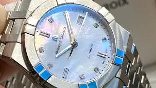 [Siêu hiếm] Maurice Lacroix Aikon AI6007-SS002-170-1 mặt số khảm trai,cọc số kim cương|084.245.2345