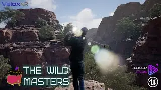 Epic Virtual Golf Shot in Stunning Virtual Nature Scenery | Hole-in-One Celebration!