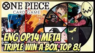 One Piece Card Game: OP14 Triple Win-A-Box! Top 8 Deck Lists!