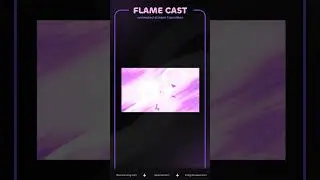 Fire Flame Cast Stream Transition. OBS Stinger, Youtube Transition