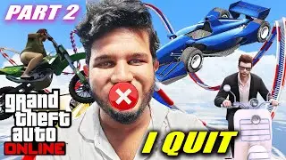 GTA 5 : THESE IMPOSSIBLE WALL RIDES MADE TECHU QUIT THE RACE !! MALAYALAM