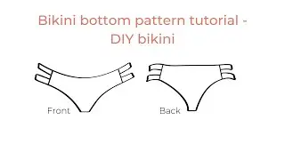 Learn how to sew Bikini bottom pattern Sky by Bikini Design Club