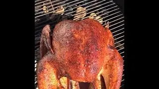 Копченая индейка в котле Weber