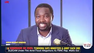 CAMEROON ON EDGE: TCHIROMA Says Ministers & Army Back Him...ELECAM Under Fire Amid Fraud Allegations