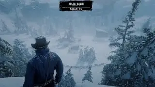 What happens if you visit Adler's Ranch in Chapter 1 vs After?