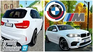 Farming Simulator 22 Mods in action `| BMW X5M SUV Car with open parts (Simple IC)