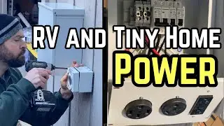 RV Electrical Outlet Panel Installation