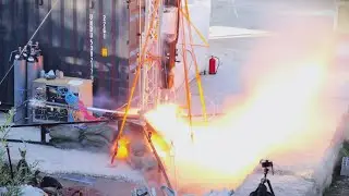 Firehorn - Vertical Static Fire Test 3