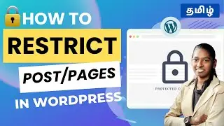 how to restrict wordpress pages/posts by user role | free content control plugin tutorial 2025 tamil