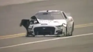 Nascar Cup Series Coke Zero 400 Cole Custer Crash #100kcams s