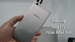 Oppo F1s Gold 64GB Unboxing Indian Retail Unit
