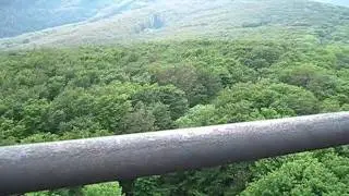 Abandoned military sentry tower