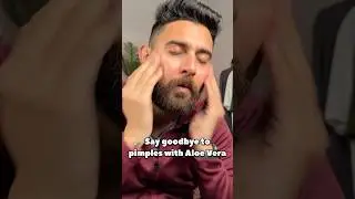 Aloe vera gel for pimples #skincare #pimples #skincaretipsformen #skincaretips