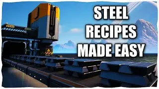 Efficient Steel Factory Layouts For Every Alt Recipe In Satisfactory