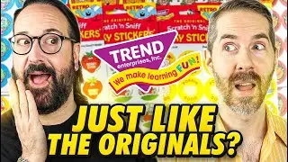 Trend Retro Scratch n' Sniff Blindfold Challenge | STICKER GIVEAWAY!