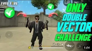 only double vector gun challenge in free fire #ff #challenge #vairal