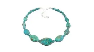 Jay King Oval Turquoise Station Beaded 181/4