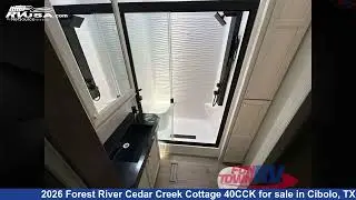 Eye-catching 2026 Forest River Cedar Creek Cottage Destination Trailer RV For Sale in Cibolo, TX