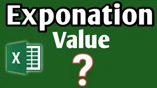Excel Exponential Value Kaise Nikale? | Exponation Value in Excel | Excel Formula