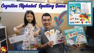 Maddy Playing Spelling Game by Treehole With Daddy - Educational Learning  For Kids and Toddler
